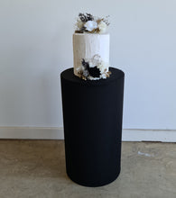 Load image into Gallery viewer, Black cylinder cake stand / plinth - 60cm - HIRE ONLY
