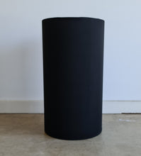 Load image into Gallery viewer, Black cylinder cake stand / plinth - 60cm - HIRE ONLY
