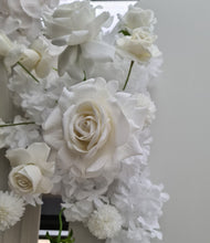 Load image into Gallery viewer, Three white backdrops / arches &amp; 7 x White flowers - Advanced Package 1 - HIRE ONLY
