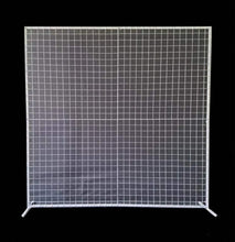 Load image into Gallery viewer, White mesh backdrop 2m x 2m - HIRE ONLY
