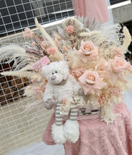 Load image into Gallery viewer, White mesh &amp; pink flowers - Baby Package - HIRE ONLY
