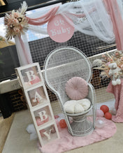 Load image into Gallery viewer, White mesh &amp; pink flowers - Baby Package - HIRE ONLY
