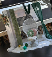 Load image into Gallery viewer, White mesh, green / pink – Basic Package - HIRE ONLY
