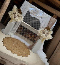 Load image into Gallery viewer, Boho urns &amp; white mesh Birthday package w rug - HIRE ONLY
