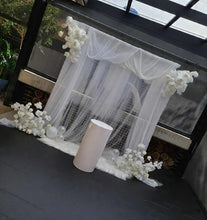 Load image into Gallery viewer, White mesh &amp; 4 x white flowers - Advanced Package 1 - HIRE OLY
