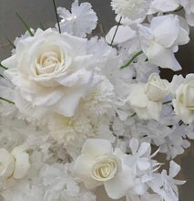 Load image into Gallery viewer, White mesh &amp; 4 x white flowers Advanced Package 2 - HIRE ONLY
