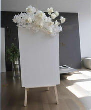 Load image into Gallery viewer, White mesh &amp; 5 x white flowers - Deluxe Package 1 - HIRE ONLY
