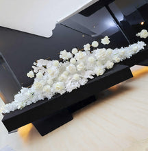 Load image into Gallery viewer, White Bride &amp; Groom table flowers - HIRE ONLY
