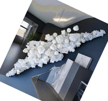 Load image into Gallery viewer, White Bride &amp; Groom table flowers - HIRE ONLY
