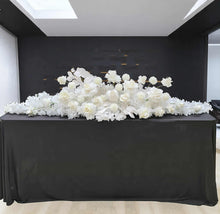 Load image into Gallery viewer, White Bride &amp; Groom table flowers - HIRE ONLY
