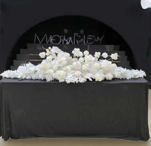 Load image into Gallery viewer, White Bride &amp; Groom table flowers - HIRE ONLY
