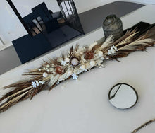 Load image into Gallery viewer, Boho Style Bride &amp; Groom Table flowers – 2.5m long
