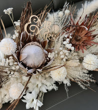 Load image into Gallery viewer, Boho Style Bride &amp; Groom Table flowers – 2.5m long
