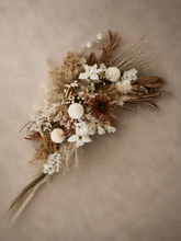 Load image into Gallery viewer, Boho Rustic welcome sign flowers, arbour, easel, backdrop - HIRE ONLY
