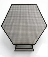 Load image into Gallery viewer, Black Hexagonal mesh backdrop - HIRE ONLY
