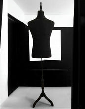 Load image into Gallery viewer, Male Mannequin in black – Grooms Preparation Room - HIRE ONLY
