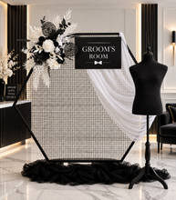 Load image into Gallery viewer, Grooms Preparation Room – Set up Option 1 - HIRE ONLY
