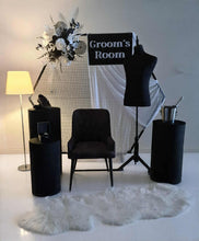 Load image into Gallery viewer, Grooms Preparation Room – Deluxe Set up - HIRE ONLY
