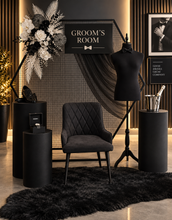 Load image into Gallery viewer, Grooms Preparation Room – Deluxe Set up - HIRE ONLY
