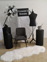 Load image into Gallery viewer, Grooms Preparation Room – Deluxe Set up - HIRE ONLY
