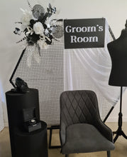 Load image into Gallery viewer, Grooms Preparation Room – Deluxe Set up - HIRE ONLY
