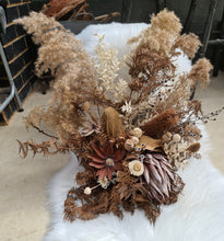 Load image into Gallery viewer, Australian natives (boho rustic) dry floor/plinth flowers - HIRE ONLY
