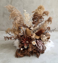 Load image into Gallery viewer, Australian natives (boho rustic) dry floor/plinth flowers - HIRE ONLY
