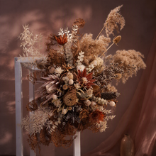 Load image into Gallery viewer, Australian native (boho rustic) dry hanging flowers for arch / backrop / arbour - MEDIUM - HIRE ONLY
