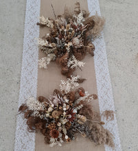 Load image into Gallery viewer, Australian native (boho rustic) dry hanging flowers for arch / backrop / arbour - LARAGE - HIRE ONLY
