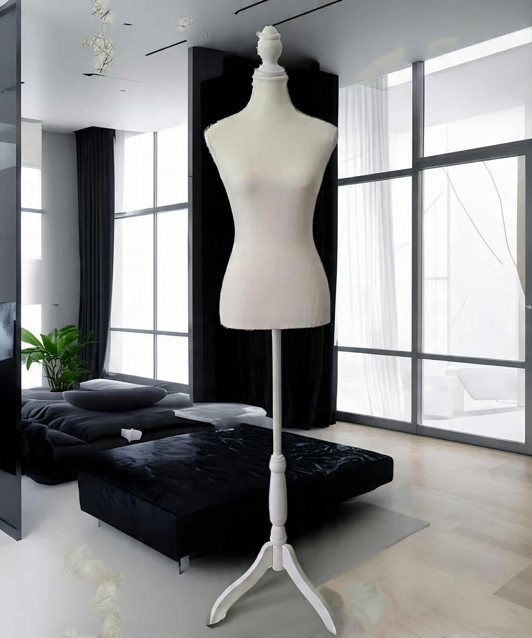 Female Mannequin in white – Bridal Preparation Rm - HIRE ONLY