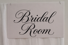 Load image into Gallery viewer, Bridal Preparation Room – White acrylic board - HIRE ONLY
