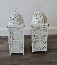 Load image into Gallery viewer, White boho lantern – MEDIUM - HIRE ONLY
