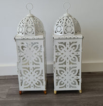 Load image into Gallery viewer, White boho lantern – LARGE - HIRE ONLY
