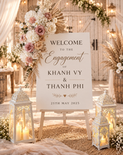 Load image into Gallery viewer, White boho lantern – LARGE - HIRE ONLY
