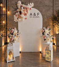Load image into Gallery viewer, White boho lantern – LARGE - HIRE ONLY

