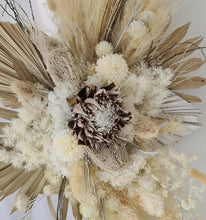 Load image into Gallery viewer, Boho King Protea Everlasting arbour / backdrop flowers Style 1 - HIRE ONLY
