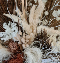 Load image into Gallery viewer, Large Boho Rustic flowers in Ribbed urn  - HIRE ONLY
