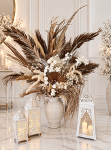Load image into Gallery viewer, Boho Rustic flowers urn - LARGE - HIRE ONLY
