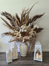 Load image into Gallery viewer, Boho Rustic flowers urn - LARGE - HIRE ONLY
