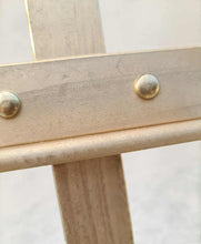 Load image into Gallery viewer, Golden Easel for welcome sign - HIRE ONLY
