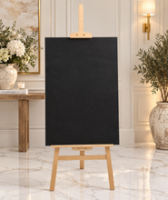 Load image into Gallery viewer, Golden Easel for welcome sign - HIRE ONLY
