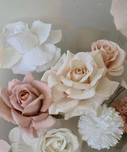 Load image into Gallery viewer, Welcome Flower Box with blush flowers - HIRE ONLY
