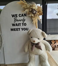 Load image into Gallery viewer, Baby shower – Nude colour XL bear - HIRE ONLY
