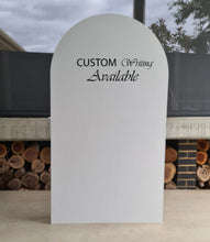 Load image into Gallery viewer, Foldable plain white arch backdrop - 1.8m - HIRE ONLY
