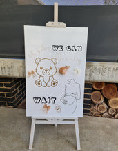 Load image into Gallery viewer, Baby shower neutral welcome sign (easel &amp; board) - HIRE ONLY

