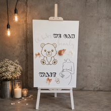 Load image into Gallery viewer, Baby shower neutral welcome sign (easel &amp; board) - HIRE ONLY
