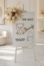 Load image into Gallery viewer, Baby shower neutral welcome sign w flowers - HIRE ONLY
