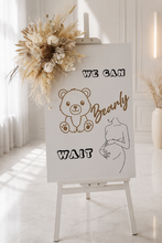 Load image into Gallery viewer, Baby shower neutral welcome sign w flowers - HIRE ONLY
