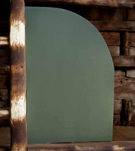 Load image into Gallery viewer, Sail backdrop olive green – 1.85m tall - HIRE ONLY
