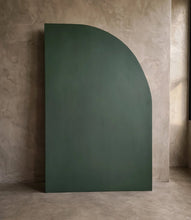 Load image into Gallery viewer, Sail backdrop olive green – 1.85m tall - HIRE ONLY
